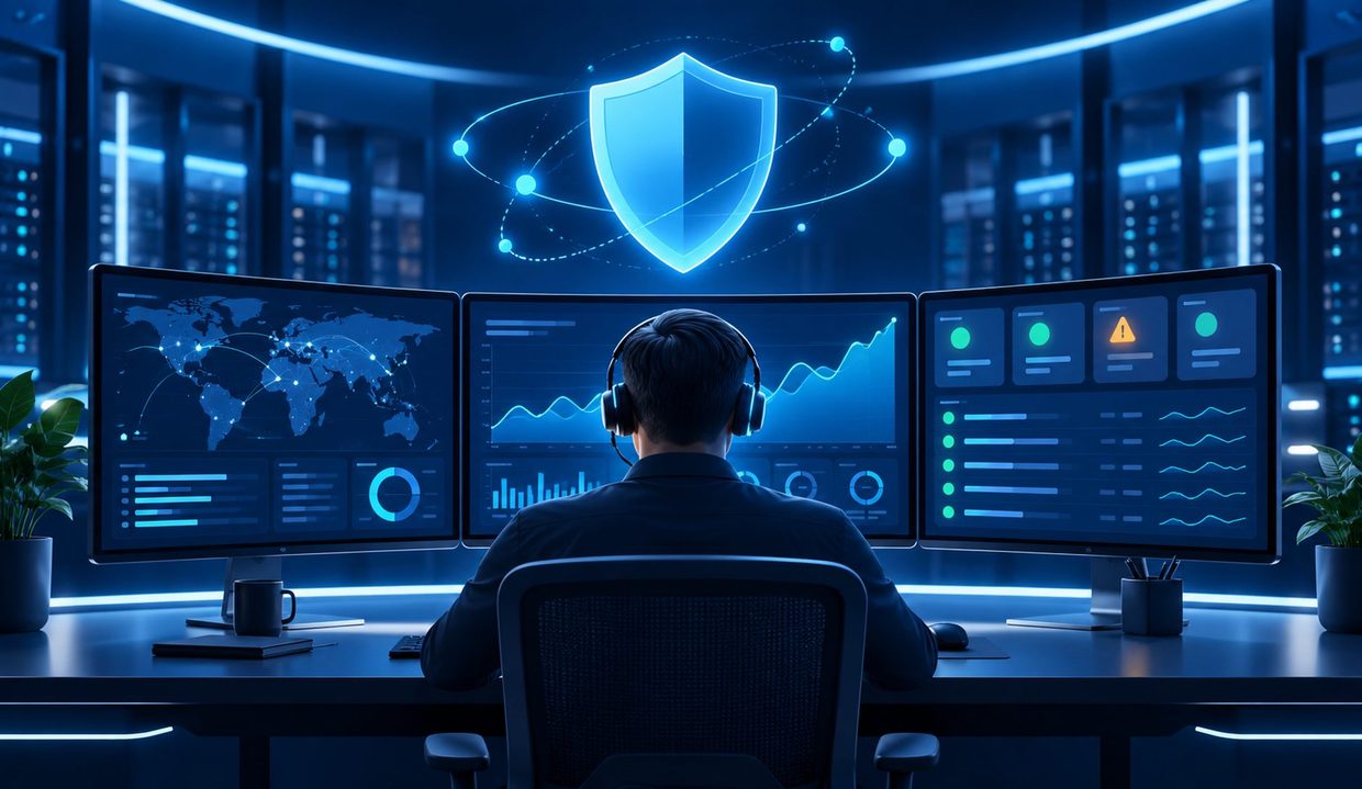 Support engineer monitoring systems
